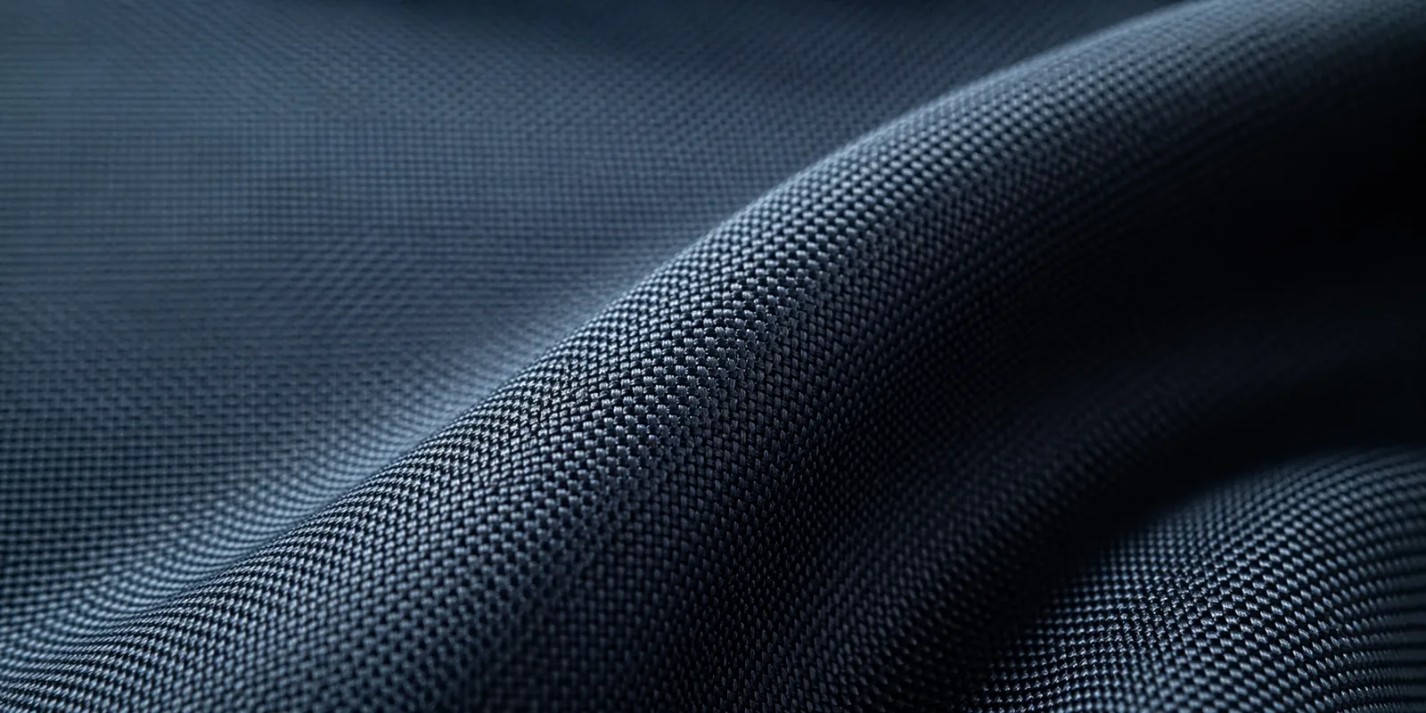 Close-up texture of high-performance nylon fabric