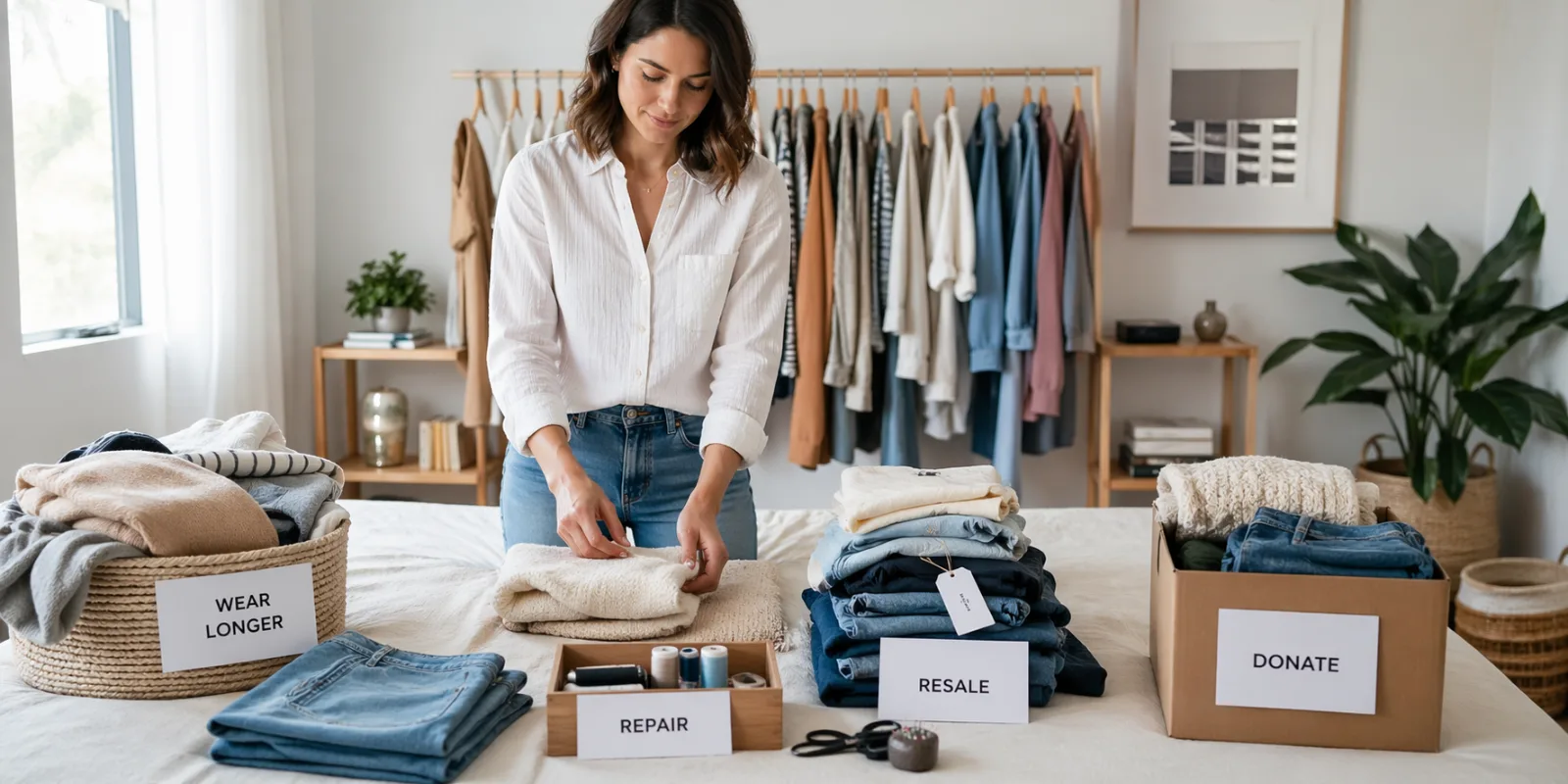 Consumer actions for a more sustainable and circular wardrobe.