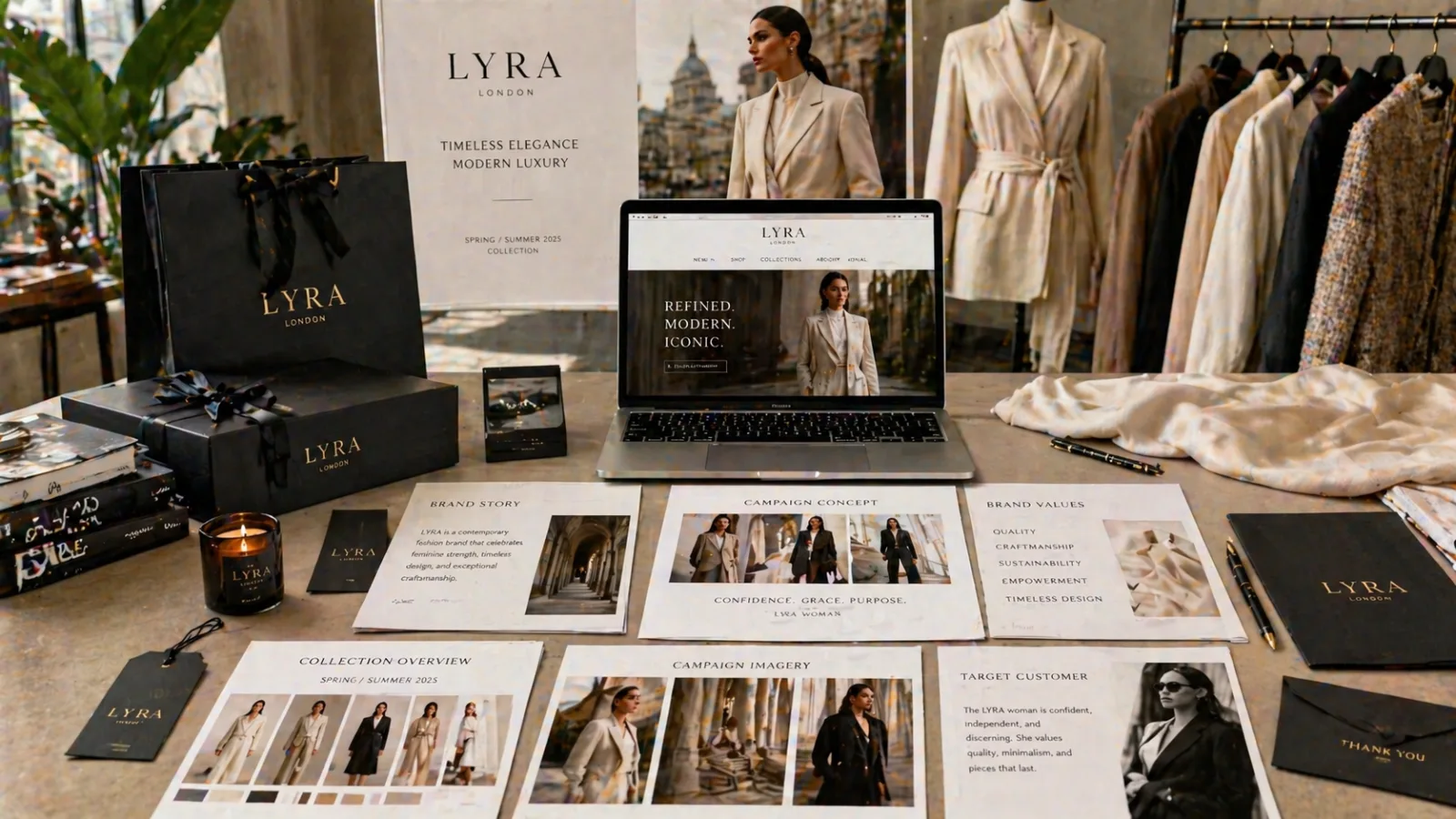 Luxury brand packaging and unboxing experience