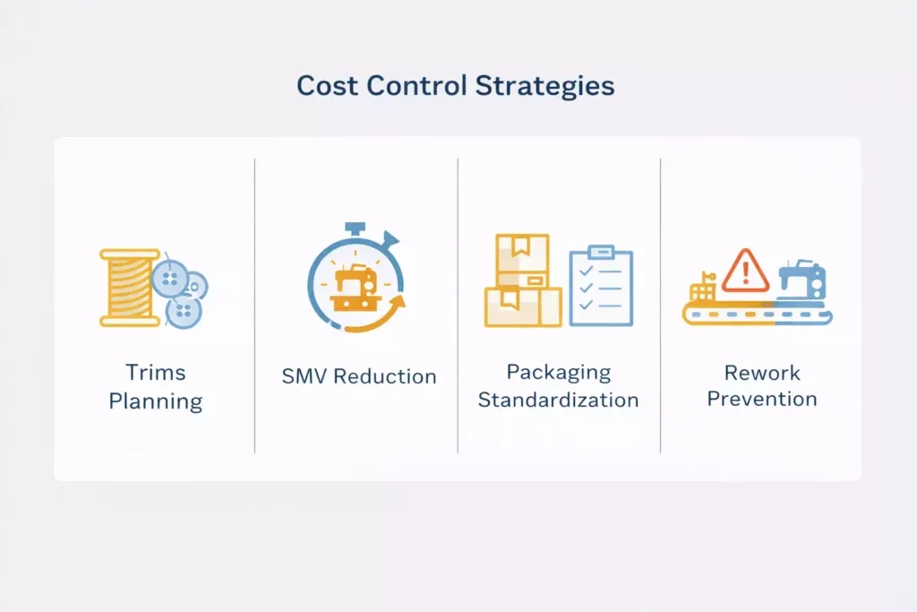 Cost control infographic for CMT buyers